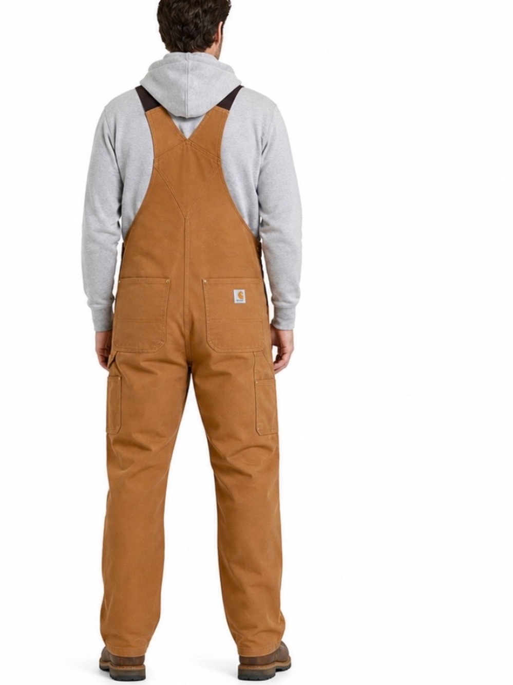 Carhartt Vintage USA Union Made Quilt-Lined Duck Bib Overalls 56/30 NWOT - Picture 5 of 13